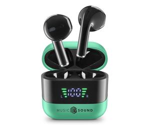 Cellularline Cuffie Wireless Bluetooth MusicSound Spark BTMSTWSSPARKG Verde