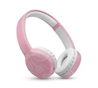 Music Sound - Cuffia Bluetooth con padiglioni On Ear Soft-Touch -Archetti Regolabili - Adattabilità e Comfort - Play Time 22 Ore - Rosa