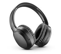 cellularline cuffie wireless over-ear Nimbus con cancellazione attiva del rumore, padiglioni imbottiti, microfono integrato e un'autonomia fino a 30 ore, nero