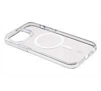 Cellularline Gloss Mag - iPhone 14 Custodia con magneti per la ricarica e l’aggancio all’alimentatore MagSafe Trasparente