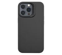 Cellularline Sensation - iPhone 14 Pro Max Custodia in silicone soft touch con tecnologia antibatterica Microban integrata Nero