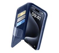 Cellularline - Custodia Book Bookag2iph15prob Per iPhone 15 Pro-blu CELLULARLINE