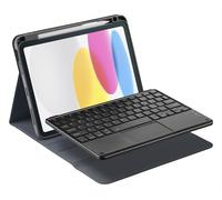 Cellularline Custodia Keymag Case Nera con Tastiera QWERTY Wireless Integrata e slot porta Penna, 33H di utilizzo continuo, Compatibile con iPad 11 e iPad 10.9