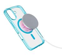 Cellularline Custodia iPhone 16 Plus Iconic Magsafe Trasparente / Azzurro