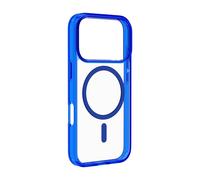 Cellularline Iconic Mag - iPhone 17 Pro Custodia trasparente con bordi colorati compatibile con ecosistema Magsafe
