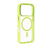 cellularline - Iconic Mag - Custodia trasparente iphone 17 Pro - Bordi Colorati - Ring magnetico colorato - Compatibile con ecosistema Magsafe