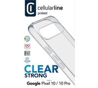 Cellularline - Custodia Rigida Clear Strong Pixel 10-trasparente CELLULARLINE