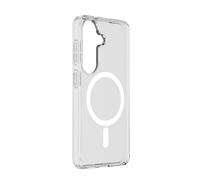 cellularline custodia trasparente Clear Mag per Galaxy S26+ con scocca rigida e bordo in gomma, compatibile Qi2 e accessori magnetici, anti ingiallimento e antibatterica, test militare