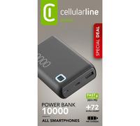 Cellularline - Power Bank Essence Turbo 10000-nero CELLULARLINE