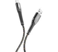 Cellularline Extreme Cable - Type-C Cavo USB ultra resistente Grigio/Nero