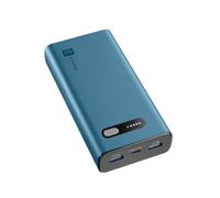 Cellularline - Fast PD 20000 - Caricabatterie Portatile Veloce - Power Delivery 20000mAh - +144 Ore di carica - Porta USB-C: INPUT 18W/OUTPUT: 20W PD - 2 Porte USB: OUTPUT: 18W - Blu