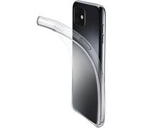 Cellularline Fine - iPhone 11 Cover in gomma morbida ultra sottile e trasparente Trasparente