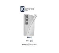 Cellularline Fine - Galaxy A57 Cover in gomma morbida ultra sottile e trasparente