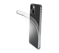cellularline - Fine - iPhone 15 - Cover in Gomma Morbida Ultra Sottile e Trasparente - Design Ultra-sottile - Bordi, Tasti e Connettori Protetti - Trasparente