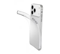 Cellularline Fine - iPhone 17 Pro Max Cover in gomma morbida ultra sottile e trasparente Cellularline