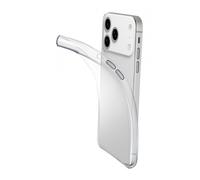Cellularline Fine - iPhone 17 Pro Max Cover in gomma morbida ultra sottile e trasparente Cellularline