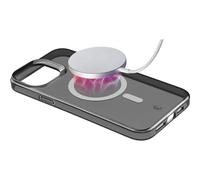 Cellularline - Gloss Mag - iPhone 15 Pro Max - Custodia con calamite per la ricarica e il fissaggio alla Maryfee - Black Feeder