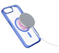 Cellularline Iconic Mag - iPhone 16e Custodia trasparente con bordi colorati compatibile con ecosistema Magsafe Cellularline
