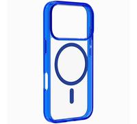 cellularline - Iconic Mag - Custodia trasparente iphone 17 Pro - Bordi Colorati - Ring magnetico colorato - Compatibile con ecosistema Magsafe