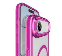 Cellularline Iconic Mag - iPhone Air Custodia trasparente con bordi colorati compatibile con ecosistema Magsafe