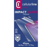 Cellularline Impact Glass Capsule - iPhone 16 Pro Cellularline