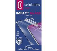 Cellularline Impact Glass Capsule - iPhone 16 Pro Max Cellularline