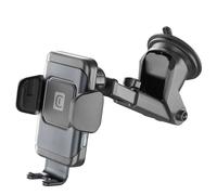 Cellularline Hug Air Pro - Wireless Smartphones Supporto smartphone da auto elettronico con carica wireless Nero