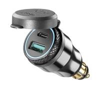 Cellularline Interphone adattatore DIN presa USB & Type C