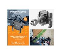 Cellularline Interphone supporto universale Crab con antivibrazione per manubrio