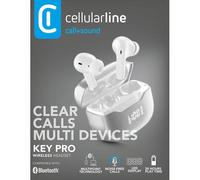 Cellular Line Auricolari Bluetooth Key Pro Btkeyprotwsw Bianco