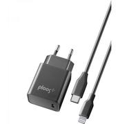 Cellularline Kit Caricabatterie Rete USB-C Completo di Cavo USB-C - Lighting