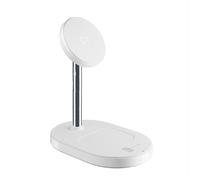 Cellularline - Mag Duo Station Di Ricarica Wireless-bianco CELLULARLINE