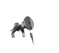 Cellularline MAG HOLDER Supporto Auto Ricarica Wireless 25W - con Nuova Tecnologia Qi2.2 - Fissaggio Magnetico potente - Compatibile con Smartphone Wireless - Nero