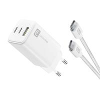 Cellular Line Caricabatterie Multipower 65W GaN Bianco Achkitc2cgan65tabw Carica