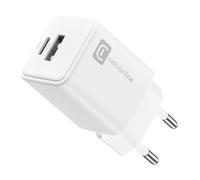 Cellular Line Caricabatterie ACHUSB2GAN30WTABW Bianco