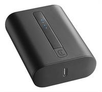 Cellularline Power Bank THUNDER 10000 Caricabatterie portatile extra compatto Nero