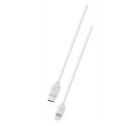 PLOOS - CABLE 100cm - USB-C to Lightning Cavo da USB-C a Lightning per ricarica e trasferimento dati Bianco