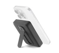Cellularline Power Bank 5.000 mAh Qi2 15W con Stand Integrato e USB-C 20W - Soft