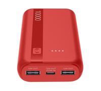 Cellularline Power Bank 10.000mAh - Rosso