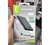 Cellularline Power Bank MAGSAFE 5000 Power Bank MagSafe 5.000 è il caricabatterie wireless e portatile con tecnologia MagSafe