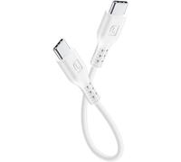 Cellularline - Usbdatactrusbc2cw Cavo Dati-usb-c To Usb-c-15 Cm-bianco CELLULARLINE