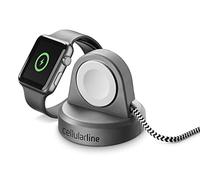 Cellularline Power Dock - Apple Watch Kit per la ricarica di Apple Watch Grigio/Nero