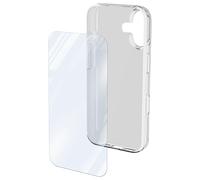 cellularline - Protection Kit - Compatibile con iPhone 17 - Kit Accessori composto da: Custodia Trasparente e Vetro Temperato - Trasparente