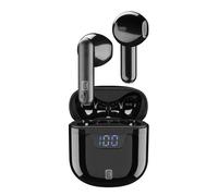cellularline | Seek - Universale | Cuffiette Auricolari Bluetooth 5.0 HiFi Stereo con Custodia di Ricarica - Autonomia Totale di 15 Ore - Ricarica 2 Ore - Portata 10 Mt - Universale - Nero