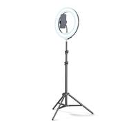 Cellularline Selfie Ring Pro bastone per selfie Smartphone Nero