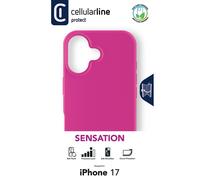 Cellularline Sensation - iPhone 17 Custodia in silicone ultra morbida con finitura soft touch, perfetta per proteggere ogni