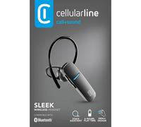 cellularline | SL uricolare Mono Bluetooth® ergonomico - Talk Time 5.5 ore - Play Time 6 ore - Charging Time 1.5 ore - Dotato di assistente vocale - Nero