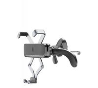 Cellularline Slide Fit - Universal Supporto smartphone da auto con sistema di inserimento facilitato Nero