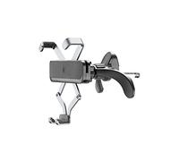 Cellularline Slide Fit - Universal Supporto smartphone da auto con sistema di inserimento facilitato Nero