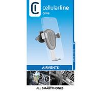 cellularline | Slide - Universale | Supporto Porta Smartphone da Auto per Alette di Aerazione - Compatibilità Cellulare iPhone Samsung Huawei Xiaomi - Stabile e Solido - Ruotabile a 360